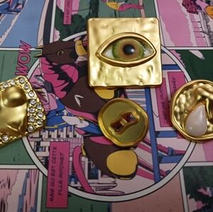 Schiaparelli Button LOT OF 4 MADE IN  FRANCE